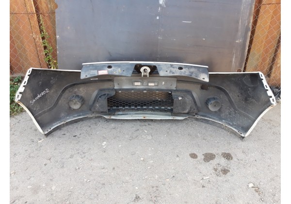 Бампер передній без ПТФ, Dacia Sandero, 08-12, 8200526596